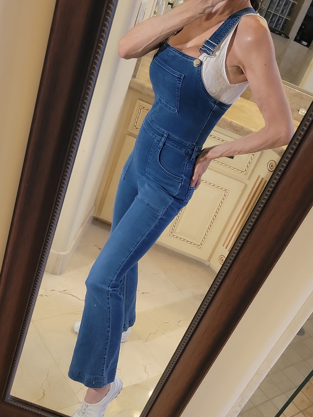 Women’s Blue Denim Overalls Jeans